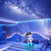 SUMKEA Space Galaxy Projector, Rocket Astronaut, White