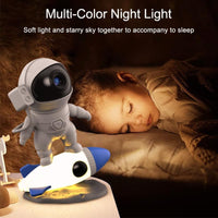 SUMKEA Space Galaxy Projector, Rocket Astronaut, White