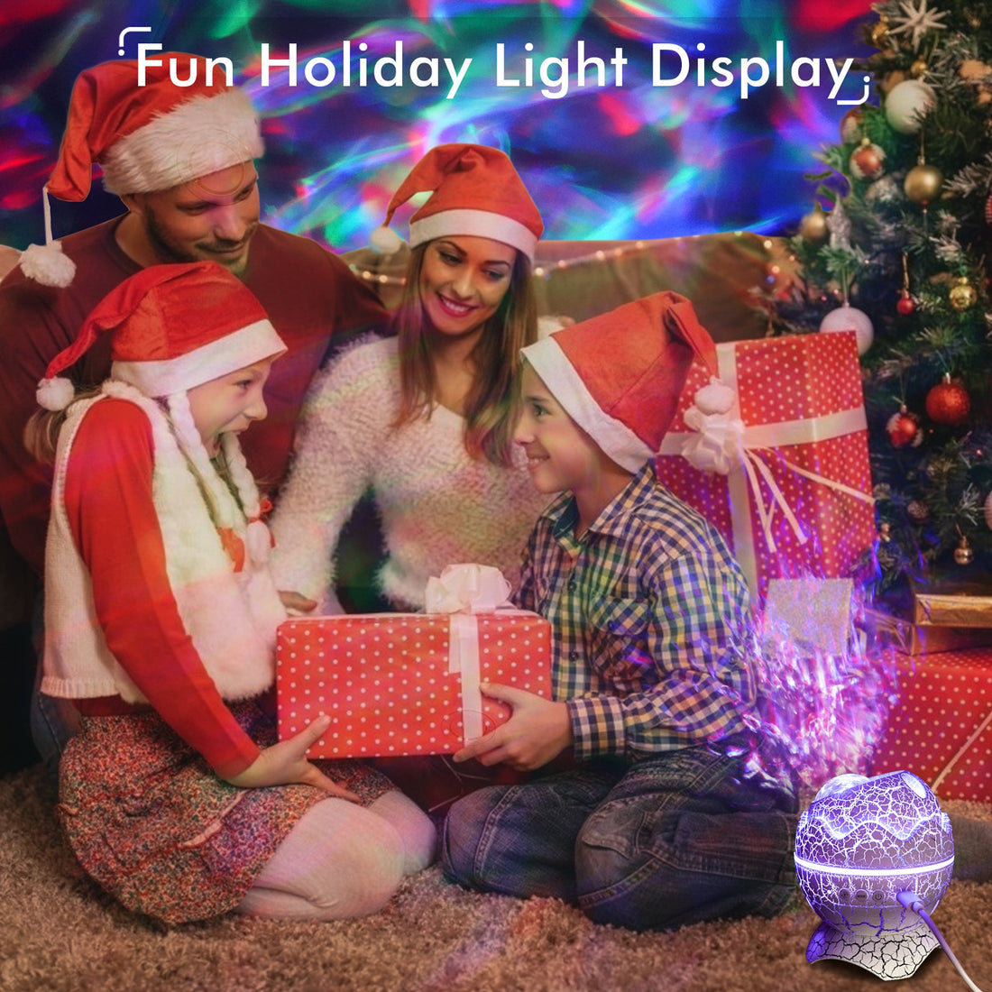 SUMKEA_SK-HDN1-001_Star Projector Celling Light, Dinosaur Egg, Ocean Wave